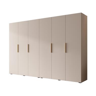 Meubella - Kledingkast Marquesa - Beige - 300 cm product