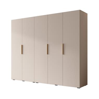 Meubella - Kledingkast Marquesa - Beige - 250 cm product