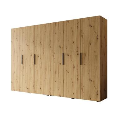 Meubella - Kledingkast Marquesa - Eiken - 300 cm product