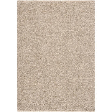 Loca Shaggy Vloerkleed Beige Hoogpolig - 200x200 CM Vierkant