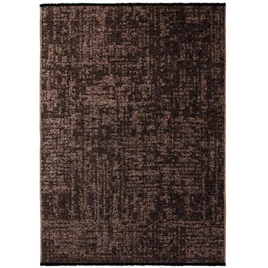 SPACE Vloerkleed - Laagpolig Effen Velours - Bruin 200x290 cm - Modern Woonkamer product