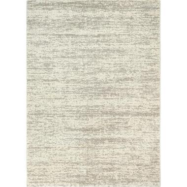 Relax Oslo - Laagpolig Effen Vloerkleed - Creme - 250x250 CM Vierkant product
