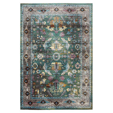 Picasso Pablo Vintage Vloerkleed Groen / Multi Laagpolig - 240x290 CM product