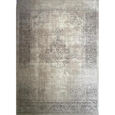 Istanbul Vintage - Laagpolig Vloerkleed - Retro Tapijt - Creme - 240x340CM product