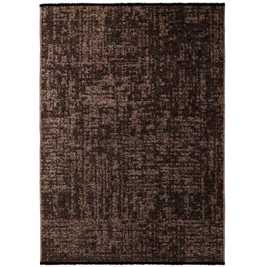 SPACE Vloerkleed - Laagpolig Effen Velours - Bruin 240x340 cm - Modern Woonkamer product