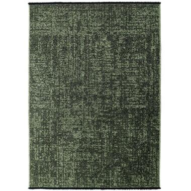 SPACE Vloerkleed - Laagpolig Effen Velours - Groen 160x230 cm - Modern Woonkamer product