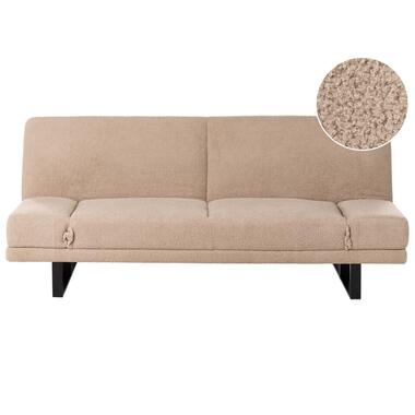 YORK - Slaapbank 2-zits - Zandbeige - Bouclé product