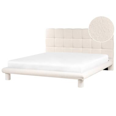 CRESSAT - Tweepersoonsbed - Off-white - 180 x 200 cm - Bouclé product
