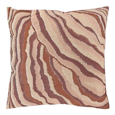 Unique Living - Sierkussen Ezra 45x45cm - Marsala product