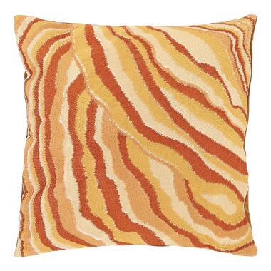 Unique Living - Sierkussen Ezra 45x45cm - Orange Flame product