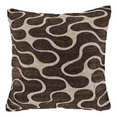 Unique Living - Sierkussen Lux 45x45cm - Rocky Brown product