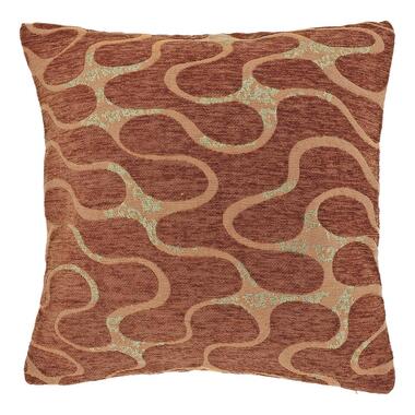Unique Living - Sierkussen Lux 45x45cm - Orange Flame product