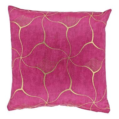 Unique Living - Sierkussen Celina 45x45cm - Fuchsia product