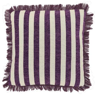 Unique Living - Sierkussen Tess 45x45cm - Dark Purple product