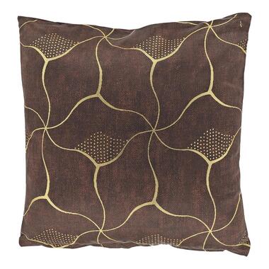Unique Living - Sierkussen Celina 45x45cm - Rocky Brown product