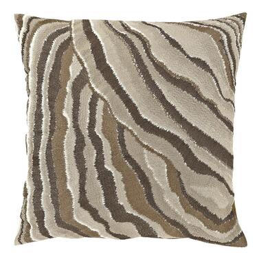 Unique Living - Sierkussen Ezra 45x45cm - Rocky Brown product