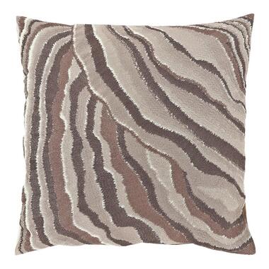Unique Living - Sierkussen Ezra 45x45cm - Dark Purple product