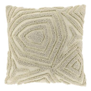 Unique Living - Sierkussen Corfu 45x45cm - Dove White product