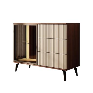 Meubella - Riverhead - Dressoir - Beige/Eiken - 103x39x80 cm product