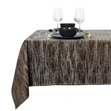Unique Living - Tafelkleed Neomi 145x200cm - Rocky Brown