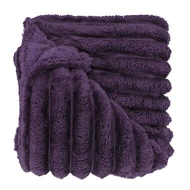 Unique Living - Plaid Romee 150x200cm - Dark Purple product