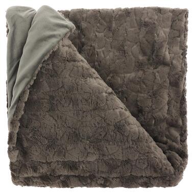Unique Living - Plaid Veerle 150x200cm - Taupe product