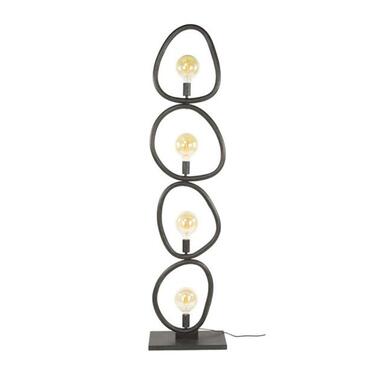 Hoyz Collection - Vloerlamp Pebble 4-lichts - Artic Zwart product