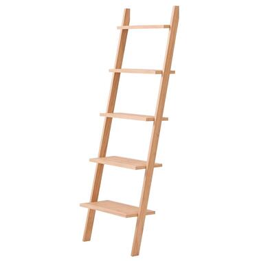 Wandplank Ladder van Massief Natuurlijk Hout product
