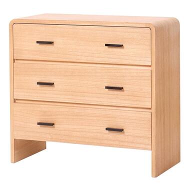 Ladenkast Scandinavische Slaapkamer Hout Metaal 3 Laden Opbergen product