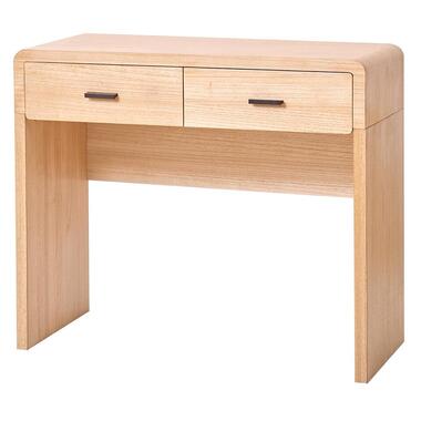 Scandinavische Console Tafel van Hout met 2 Laden product