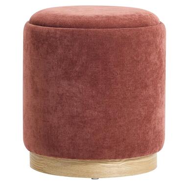 Bruine houten salontafel met opbergruimte product
