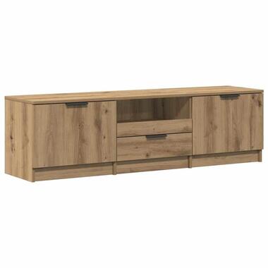 vidaXL - TV-meubel met 1 lade en 2 deuren - Artisanaal eiken - 140x35x40 cm product
