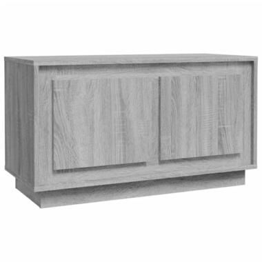 vidaXL - TV-meubel met 2 deuren - Grijs sonoma eiken - Hout - 80x35x45 cm product