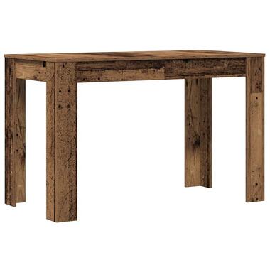 vidaXL - Rechthoekige Eettafel - Oud hout - Bewerkt hout - 120x60 cm product