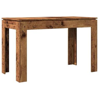 vidaXL - Rechthoekige Eettafel - Oud hout - Bewerkt hout - 120x60x76 cm product
