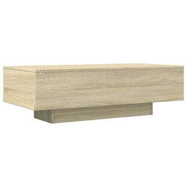 vidaXL - Rechthoekige Salontafel - Sonoma eiken - Bewerkt hout - 100x49.5 cm product