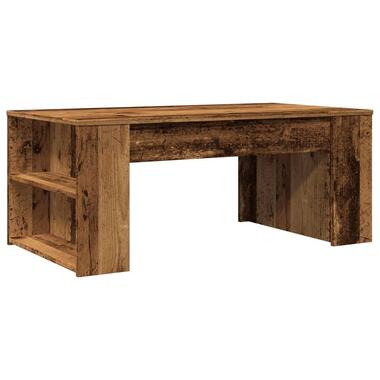 vidaXL - Rechthoekige Salontafel - Oud hout - Bewerkt hout - 102x55x42 cm product