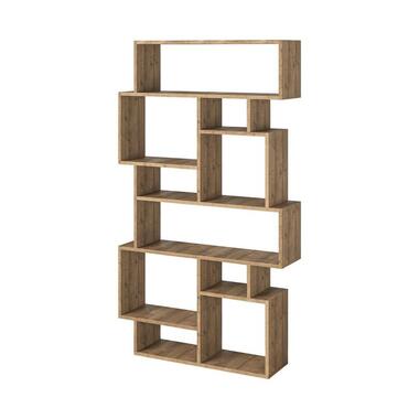 CALICOSY - Boekenkast KARMATO - Hitit hout - 168,5x96x25,5 cm product