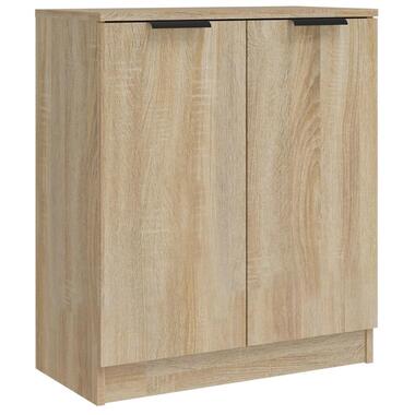 vidaXL - Dressoir met 2 deuren - Sonoma eiken - Bewerkt hout - 60x30x70 cm product
