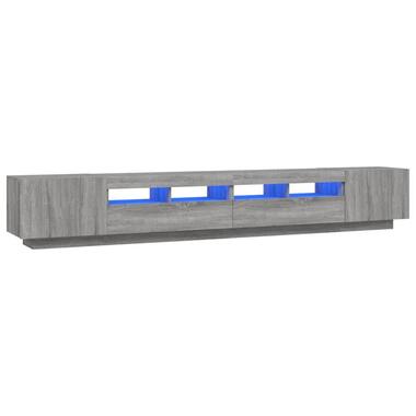 vidaXL - 3-delige TV-meubel met LED - 2 formaten - Grijs sonoma eiken - Hout product