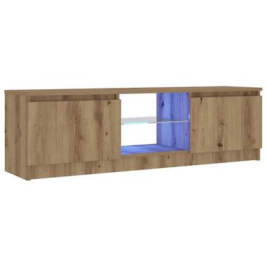 vidaXL - Tv-meubel - Bruin - Bewerkt hout product