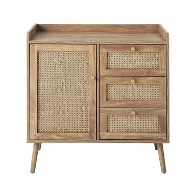 CALICOSY - Ladekast PALMO - Licht hout - 79,5x80x39 cm product