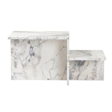 CALICOSY - Salontafel HARMONY - Marmer - 40x77x40 cm product