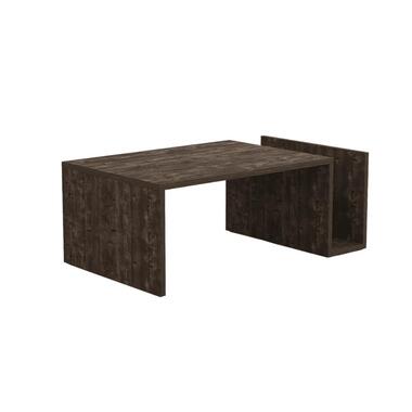 CALICOSY - Salontafel MEMO - Donker hout - 32,4x86,8x50 cm product