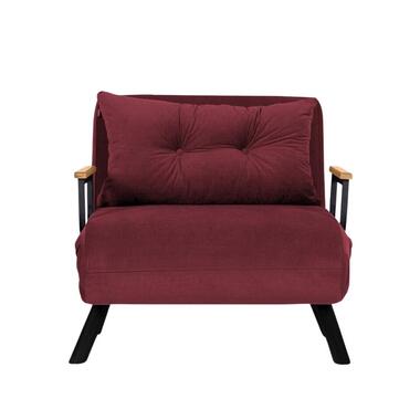 CALICOSY - Slaapfauteuil SANDO - Bordeaux - 41x67x50 cm product