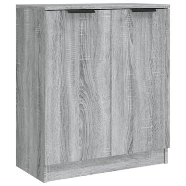 vidaXL - Dressoir met 2 deuren - Grijs sonoma eiken - Bewerkt hout - 60x30x70 cm product