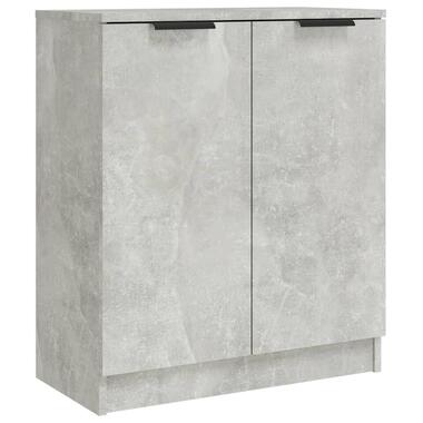 vidaXL - Dressoir met 2 deuren - Betongrijs - Bewerkt hout - 60x30x70 cm product