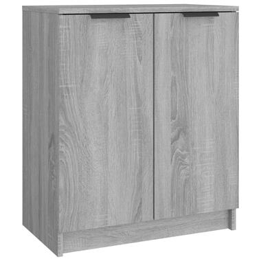vidaXL - Schoenenkast met 2 deuren - Grijs sonoma eiken - Hout - 59x35x70 cm product