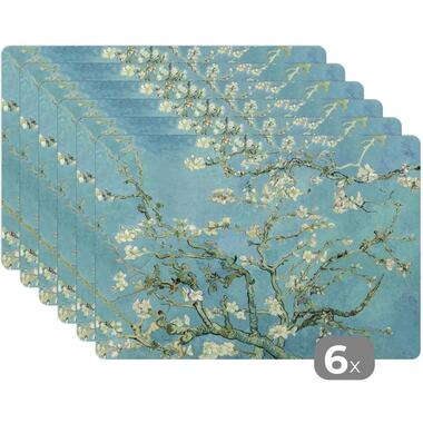 MuchoWow Placemat (6stuks) 45x30cm Amandelbloesem Van Gogh product