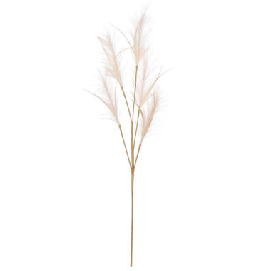 House of Seasons pluimgras kunst stengels - creme wit - 98 cm product